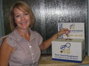 Carolyn Kelly-North Dropping off Eye Glasses