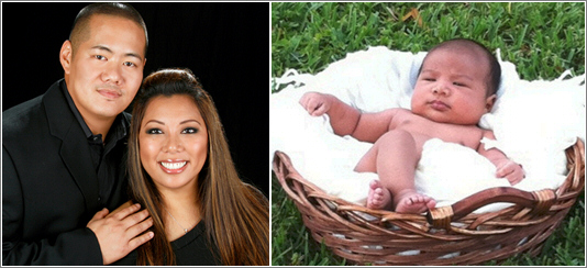 Abby Alvarez and Eric Eng, and Their Baby Reece Alvarado Eng