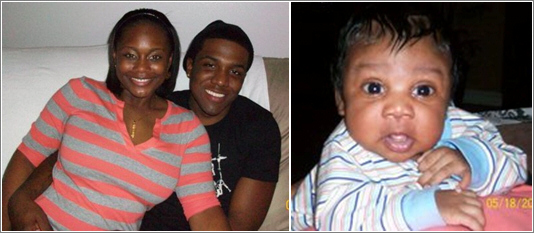 Chant'e Herron and Christopher Sanders, and Their Baby Zion Christopher